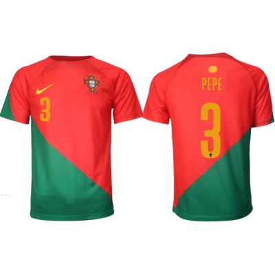 Portugal Pepe #3 Heimtrikot WM 2022 Kurzarm